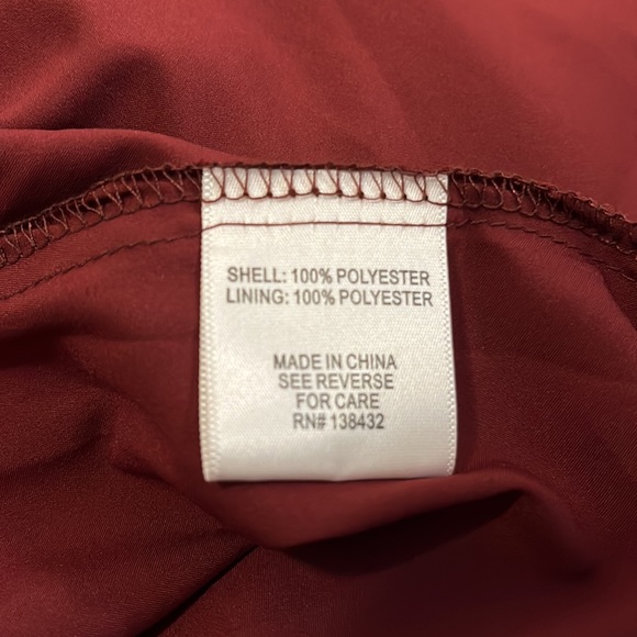 Modcloth Lively Identity Burgundy Floral Short Sleeve Dress sz XXS - Picture 13 of 14